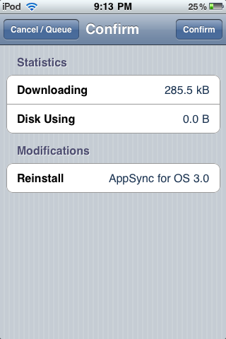 Once you choose which version of AppSync to install Click the Install Button to finish the installation proccess. Once you choose which version of AppSync to install Click the Install Button to finish the installation proccess.