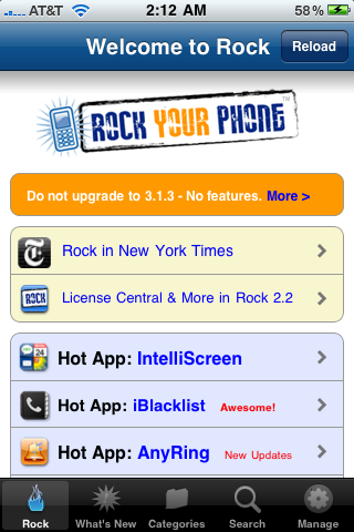 rock vs cydia