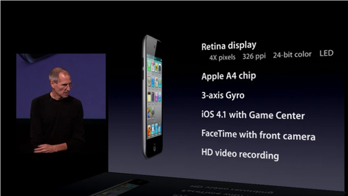 on the new iPod Touch 4G. ipod touch 4g 8gb. on the new iPod Touch 4G.