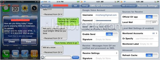 GV Extensions Cydia Tweak