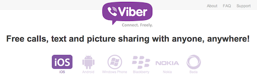 Viber Home Page