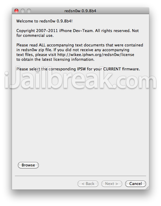 Jailbreak iPad 4.3.5 Using Redsn0w 0.9.8