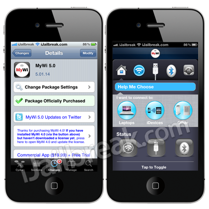 MyWi 5.0 is available in the