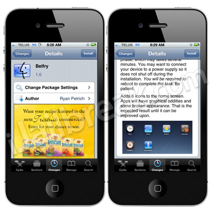 Belfry Cydia Tweak