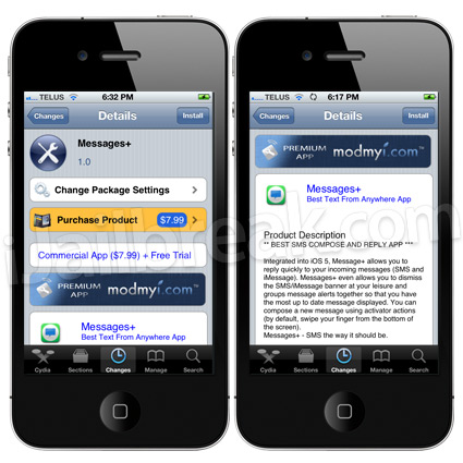 Messages+ Cydia Tweak