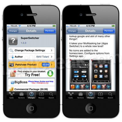 SuperSwitcher Cydia Tweak