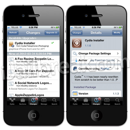 Cydia 1.1.6 Update