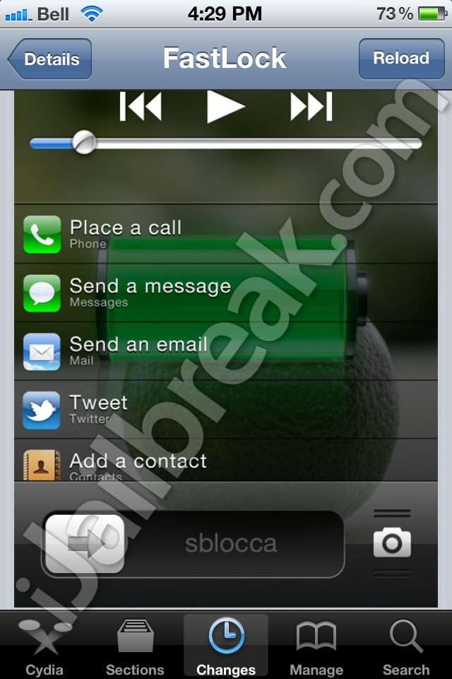 FastLock Cydia Tweak