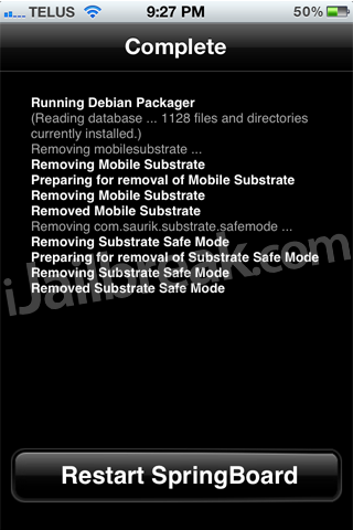 How To Remove All Cydia Tweaks 