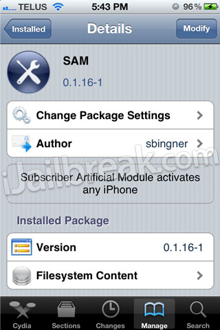 SAM iPhone Unlock