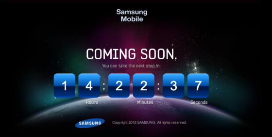 Samsung Galaxy S III Countdown Timer