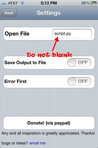 Batch/Bash Script Editor Cydia Utility