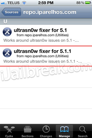 UltraSn0w Fixer for 5.1.1
