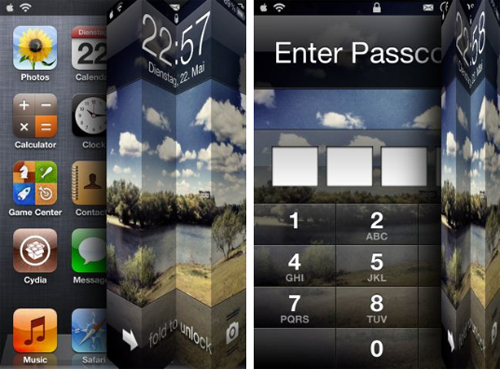 Unfold Cydia tweak