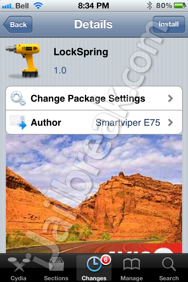 LockSpring Cydia Tweak