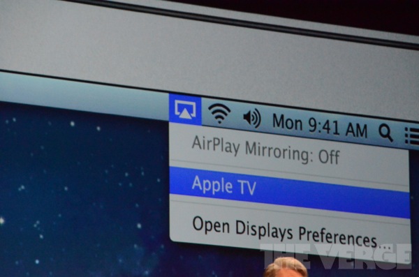 WWDC 2012 Mountain Lion AirPlay