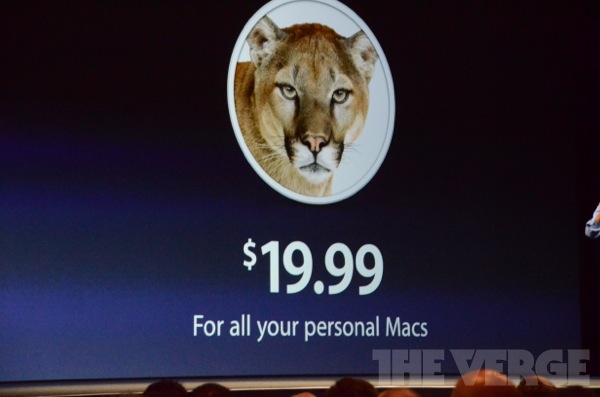 WWDC 2012 Mountain Lion Pricing