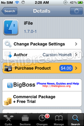 iFIle v1.7.0-1 Cydia Update