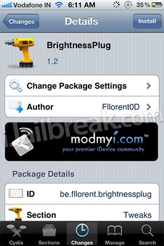 BrightnessPlug ModMyi Free