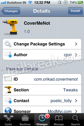 CoverMeNot Cydia Tweak