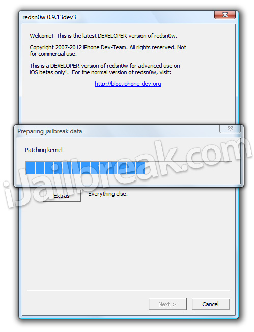 RedSn0w 0.9.13dev3 iOS 6 Beta 3 Jailbreak Windows RedSn0w 0.9.13dev3 iOS 6 Beta 3 Jailbreak Windows