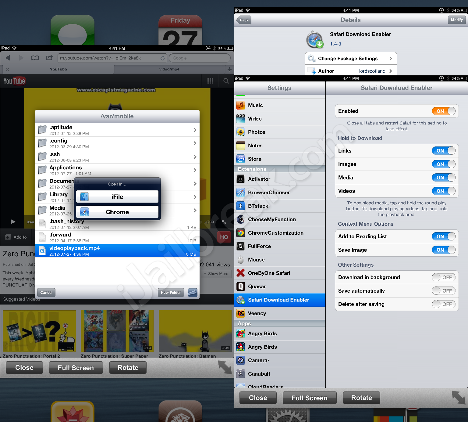 Safari Download Enabler finder open safari download enabler