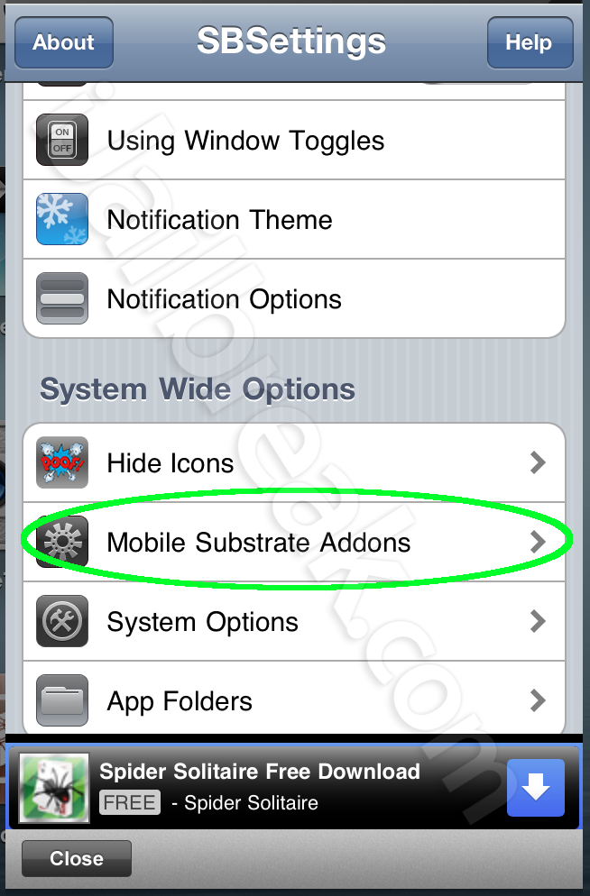 Fix And Remove Broken Cydia Tweaks Using SB-Settings