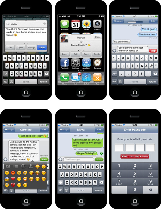 Download BiteSMS v6.3 Cydia Tweak