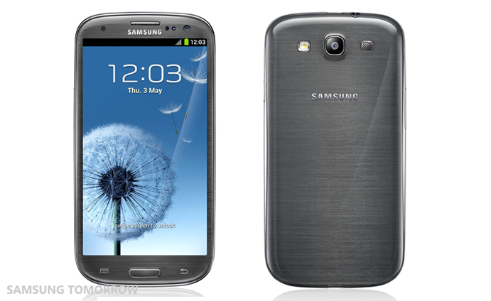 Grey Samsung Galaxy S III Grey Samsung Galaxy S III