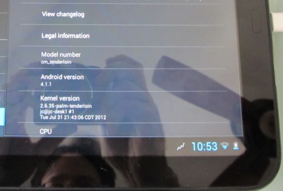 Install Android 4.1 Jelly Bean With CyanogenMod 10 On Your HP TouchPad