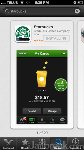 How To Make The Starbucks App's iOS 6 Passbook Functionality Work In Canada