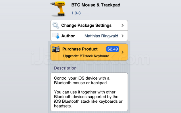 BTC Mouse &amp; Trackpad Cydia Tweak