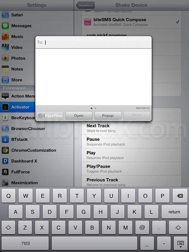 BiteSMS Cydia Tweak