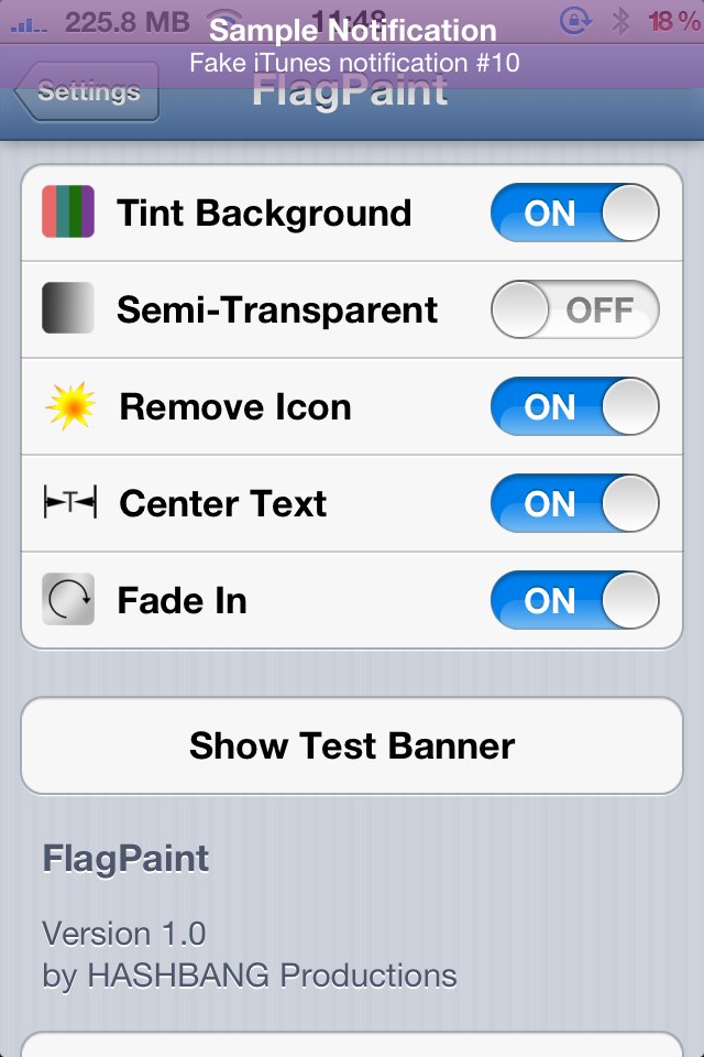 FlagPaint Cydia Tweak