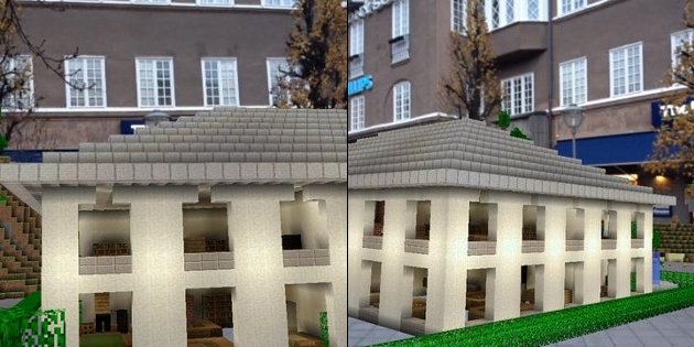 Minecraft Reality App For iOS: Share Creations Outdoors Minecraft Reality App For iOS: Share Creations Outdoors