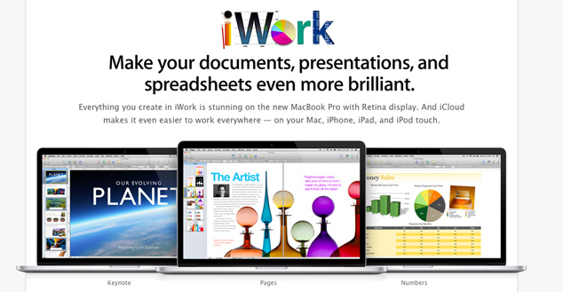 Apple iWork Suite Updated