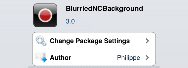 BlurriedNCBackground 3.0 iOS