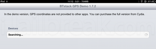 BTstack GPS 1.7.2 Cydia Tweak