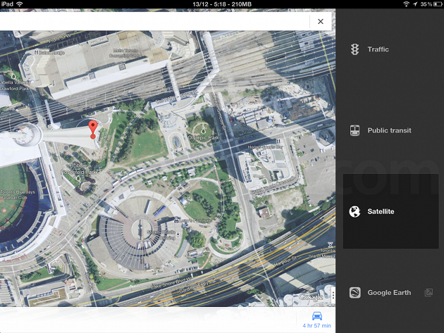 FullForce Google Maps On iPad