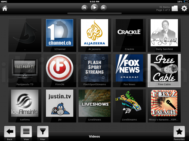 XBMC Hub Wizard Cydia Tweak