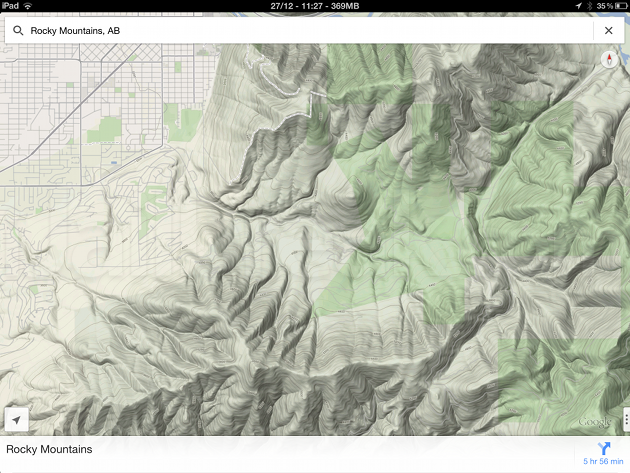 Topography for Google Maps Cydia Tweak