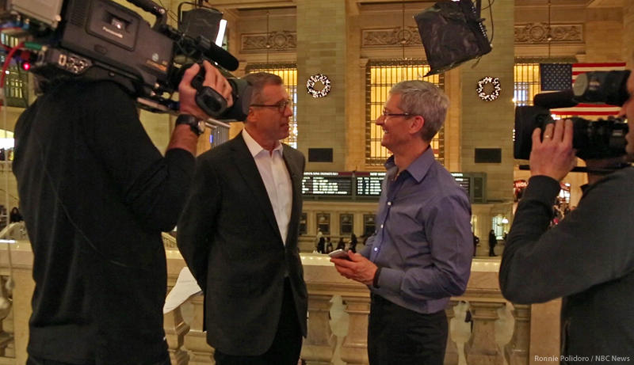 Tim Cook Interview Brian Williams Tim Cook's Interview With Brian Williams To Air December 6th On Rock Center