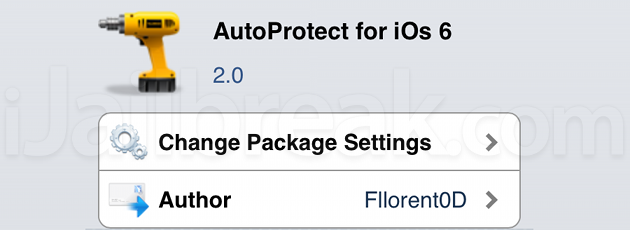 AutoProtect For iOS 6 Cydia Tweak