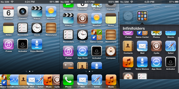 Infinidock, Infiniboard, Infinifolders Infinidock, Infiniboard, Infinifolders 2.0