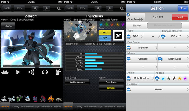 Pokédex iOS App Pokédex App