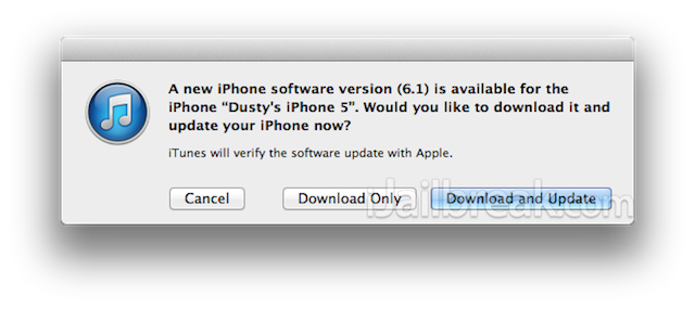 ios 6.1 firmware apple