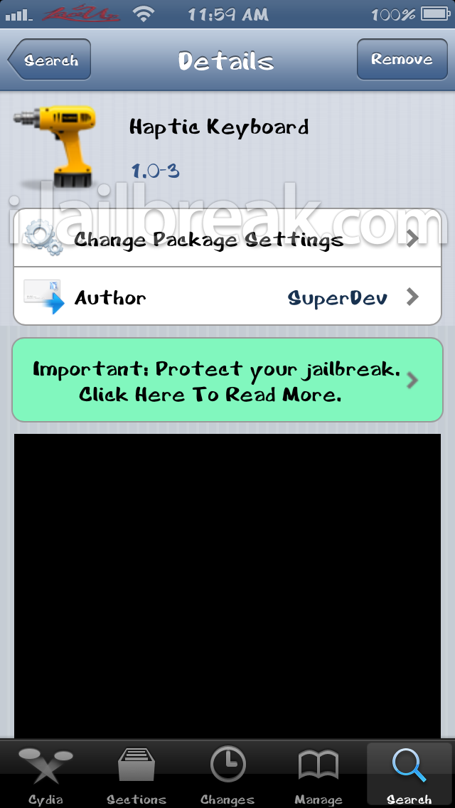 Haptic Keyboard Cydia Tweak-iJailbreak