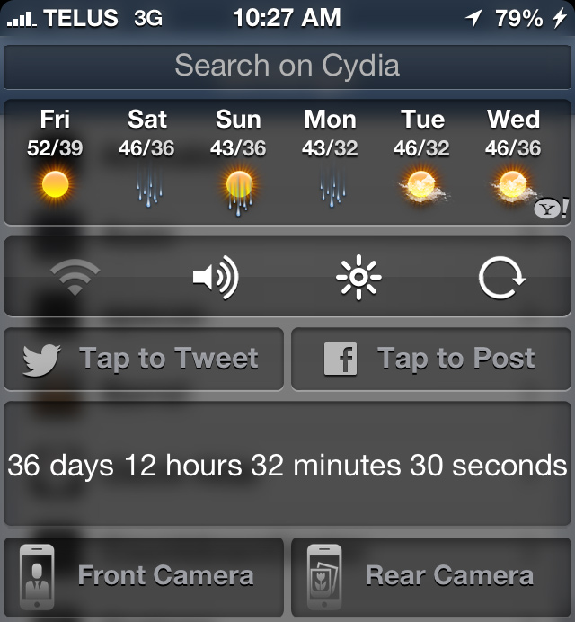 Four New Dashboard X / Notification Center Widgets To Try