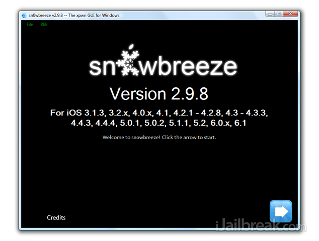 How To Jailbreak iOS 6.x Untethered Sn0wbreeze v2.9.8