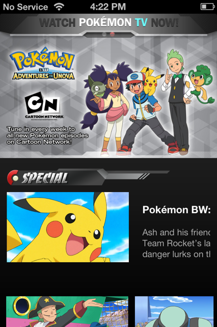 Pokémon TV App